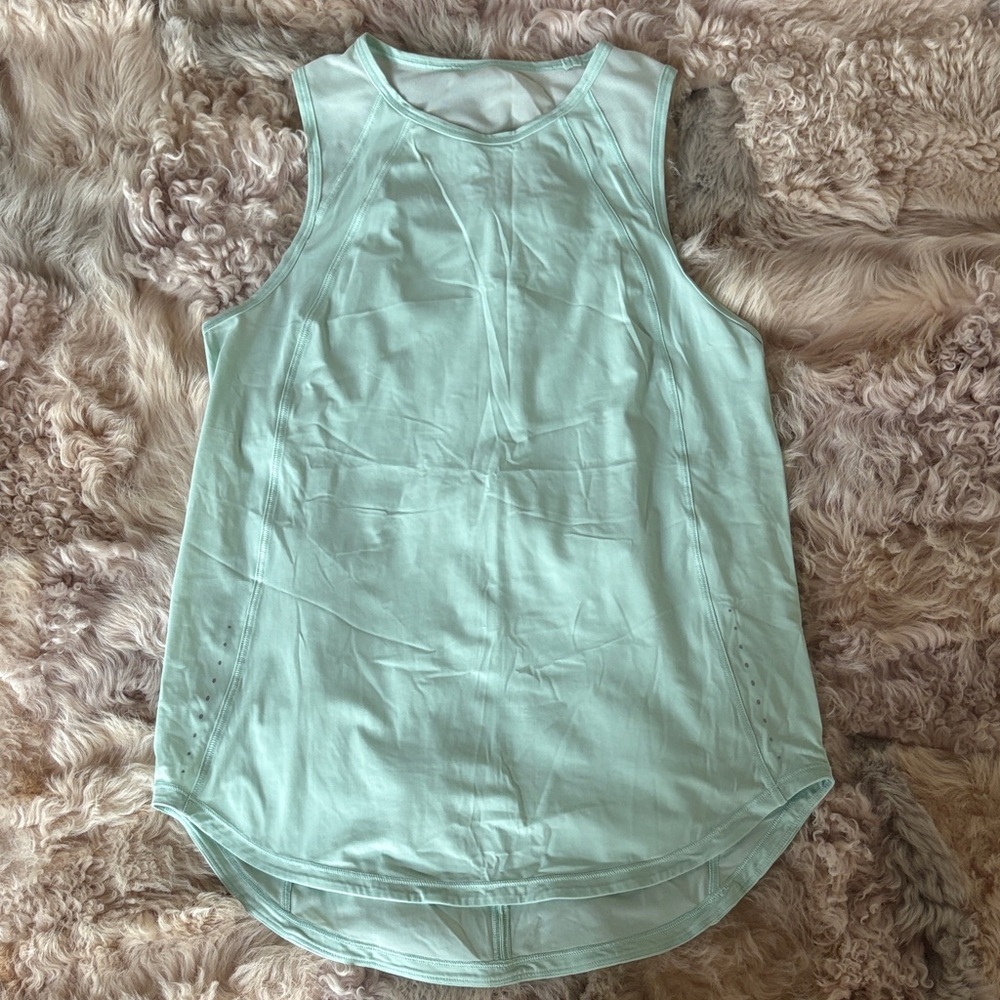 Lululemon Athletica Light Green Tank Top